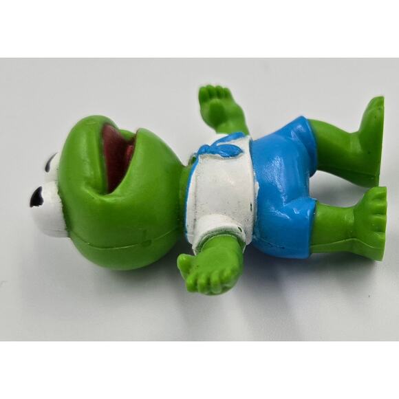 1986 Vintage Muppet Babies Fozzie the Bear and Kermit the Frog McDonalds Toys - Picture 8 of 10